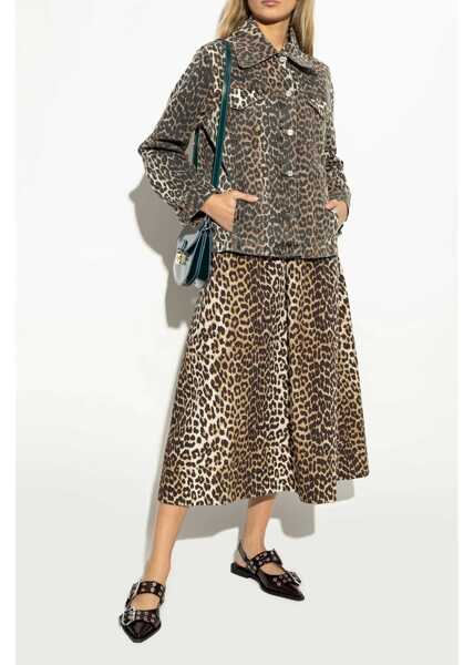 Balerini Ganni Ballerina Con Fibbia BORDEAUX Femei (BM 18364588) 3