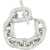 RABANNE Bracciale "Xl Link" SILVER