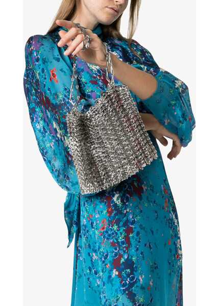 Genti de umar RABANNE Borsa A Spalla Iconic 1969 SILVER Femei (BM 18364612) 2