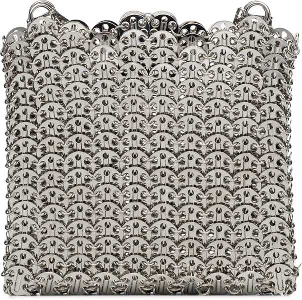 Genti de umar RABANNE Borsa A Spalla Iconic 1969 SILVER Femei (BM 18364612) 3