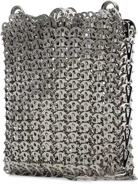 Genti de umar RABANNE Borsa A Spalla Iconic 1969 SILVER Femei (BM 18364612) 4