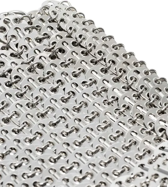 Genti de umar RABANNE Borsa A Spalla Iconic 1969 SILVER Femei (BM 18364612) 5