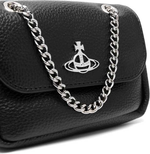 Genti tip postas Vivienne Westwood Borsa Con Catena Small BLACK Femei (BM 18364618) 4
