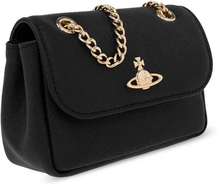 Genti tip postas Vivienne Westwood Borsa Small Con Catena BLACK Femei (BM 18364654) 4