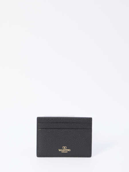 Portofele Valentino Garavani Rockstud Card Holder BLACK Femei (BM 18364774) 2