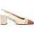 Valentino Garavani Décolleté Valet Du Roi Slingback WHITE