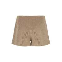 Imbracaminte Dama pagina 246 - Pantaloni casual Pinko Pinko New Nevi High-Rise Shorts Beige Femei (BM 18365943) - B-mall.ro