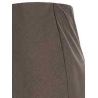Imbracaminte PLAIN Dama - Fuste PLAIN Beige Long Skirt With Side Hook And Loop Closure In Fabric Woman GREY Femei (BM 18366237) - B-mall.ro