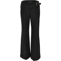 Pantaloni casual Versace Jeans Couture High-Waist Wide-Leg Trousers Femei
