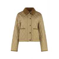 Geci Burberry Quilted Jacket With Snaps Femei