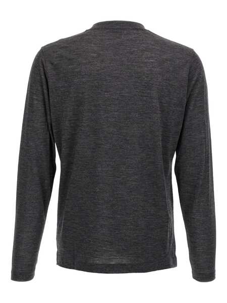 Topuri Zanone Zanone Light Wool T-Shirt GRAY Barbati (BM 18367047) 2
