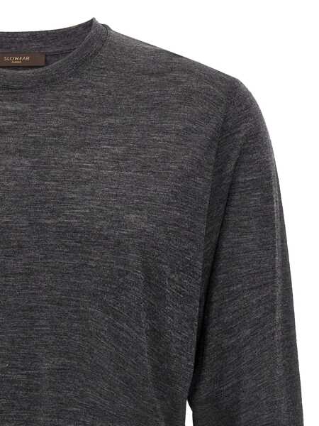 Topuri Zanone Zanone Light Wool T-Shirt GRAY Barbati (BM 18367047) 3