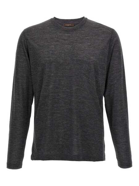 Topuri Zanone Zanone Light Wool T-Shirt GRAY Barbati (BM 18367047) 1