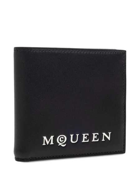 Portofele Alexander McQueen Alexander McQueen Leather Cardholder With Print Multicolor Barbati (BM 18367125) 3