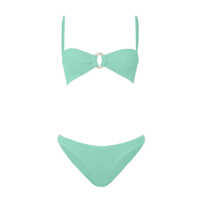 Costume de baie Hunza G Misty Pearl Circle Bikini Femei
