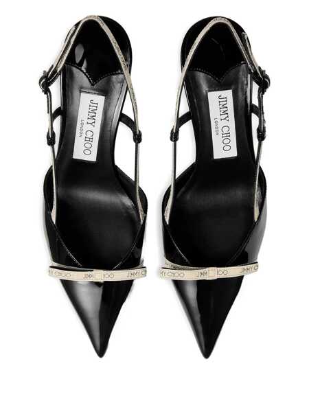 Pantofi cu toc Jimmy Choo Jimmy Choo Camila Patent Leather Pumps Black Femei (BM 18367686) 4