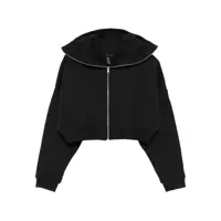 Pulovere Entire Studios Cropped Full Zip Soot Clothing Femei