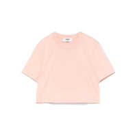 Tricouri Fendi Logo Cotton T-Shirt Femei