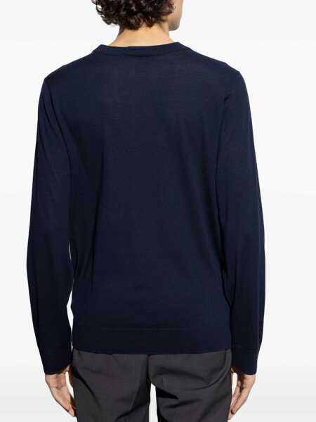 Pulovere Paul Smith Paul Smith Wool Crewneck Sweater BLUE Barbati (BM 18368607) 4