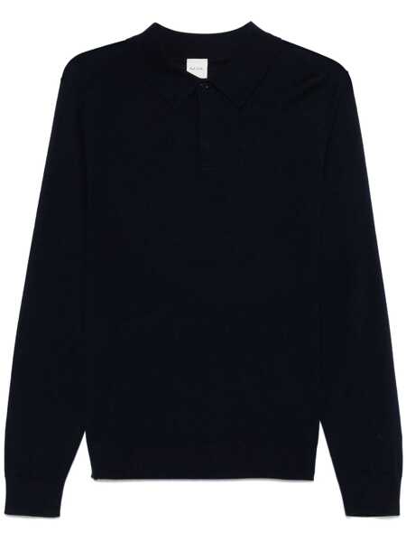Pulovere Paul Smith Paul Smith Wool Crewneck Sweater BLUE Barbati (BM 18368616) 1
