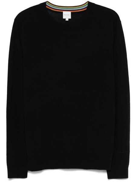 Pulovere Paul Smith Paul Smith Wool Crewneck Sweater Black Barbati (BM 18368619) 1