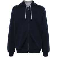 Bluze de trening Brunello Cucinelli Cotton Blend Zipped Hoodie Barbati
