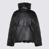 Geci MM6 Maison Margiela Dama - Geci MM6 Maison Margiela MM6 Maison Margiela Black Leather Jacket Black Femei (BM 18369381) - B-mall.ro