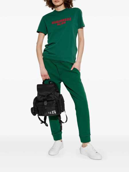 Topuri DSQUARED2 DSQUARED2  T-Shirts And Polos Green Femei (BM 18369429) 2