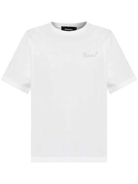 Topuri DSQUARED2 DSQUARED2  T-Shirts And Polos WHITE Femei (BM 18369444) 1