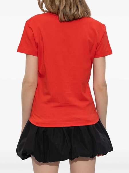 Topuri DSQUARED2 DSQUARED2  T-Shirts And Polos CORAL RED Femei (BM 18369453) 4
