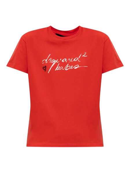 Topuri DSQUARED2 DSQUARED2  T-Shirts And Polos CORAL RED Femei (BM 18369453) 1