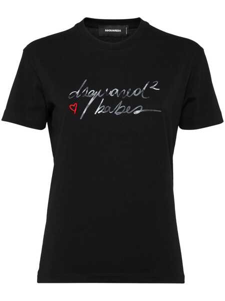 Topuri DSQUARED2 DSQUARED2  T-Shirts And Polos Black Femei (BM 18369456) 1
