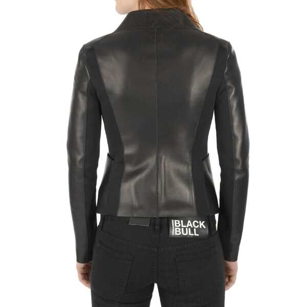 Jachete DSQUARED2 Dsquared2 Leather Jacket Black Femei (BM 18369834) 3