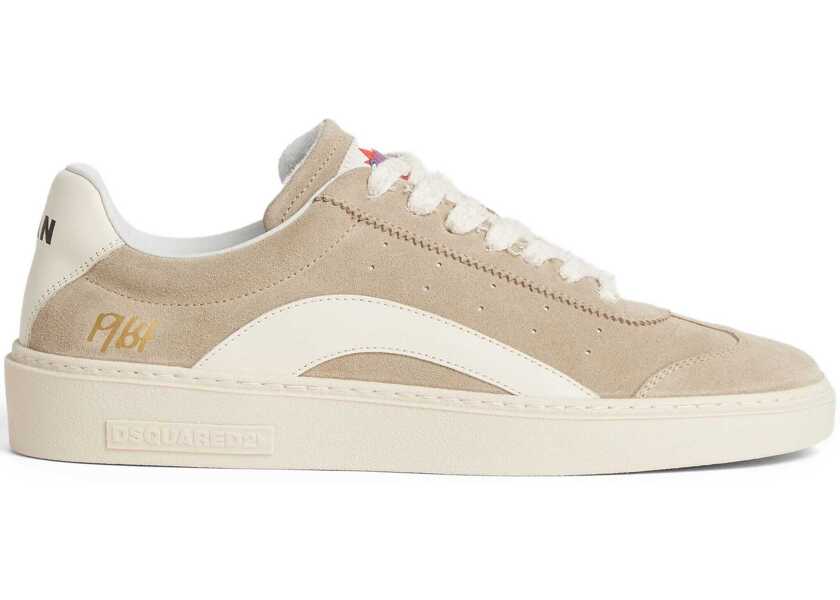 Sneakers DSQUARED2 Suede Sneakers TAUPEPANNA Barbati (BM 18369916) 1