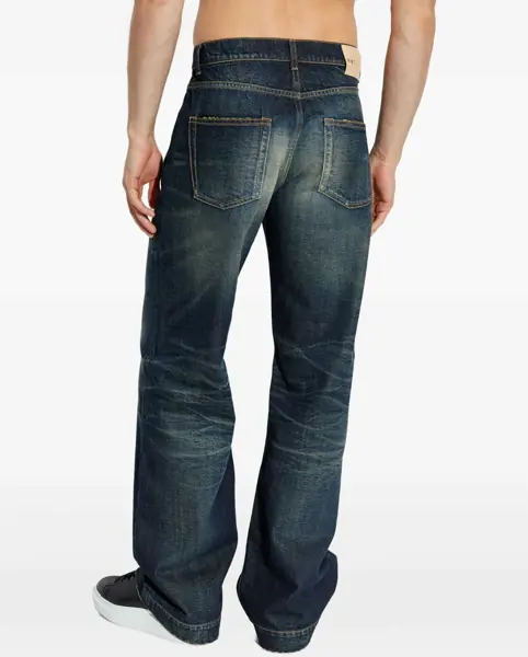 Blugi Alexander McQueen Vintage effect Jeans BLUE WASHED Barbati (BM 18369925) 4