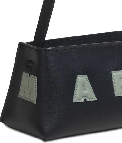 Genti de umar Marni Museo Baguette Shoulder Bag BLACK/STEPPE Femei (BM 18369967) 5
