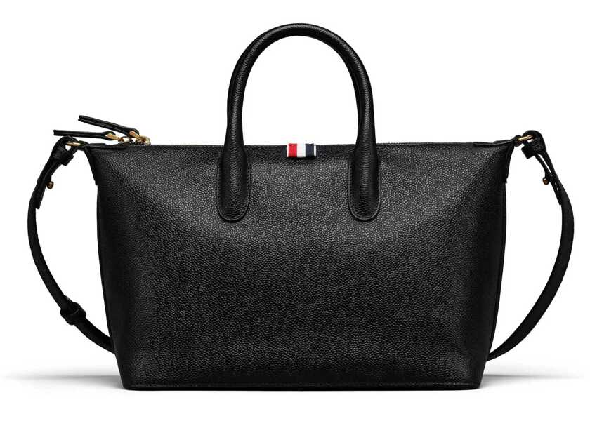 Genti de mana Thom Browne Small Duffle Handbag BLACK Barbati (BM 18369973) 2