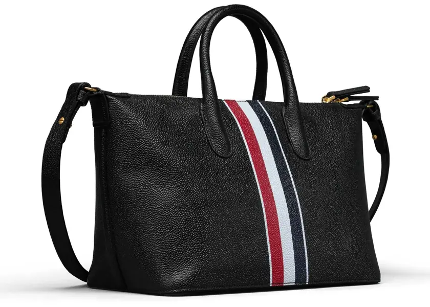 Genti de mana Thom Browne Small Duffle Handbag BLACK Barbati (BM 18369973) 5