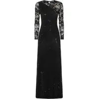 Rochii Lace and rhinestone long Dress Femei