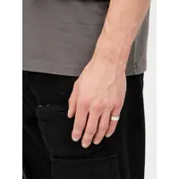 Accesorii Dama - Inele MM6 Maison Margiela Anello Con Logo SILVER Femei (BM 18370099) - B-mall.ro