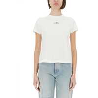 Tricouri T-Shirt In Cotone Femei