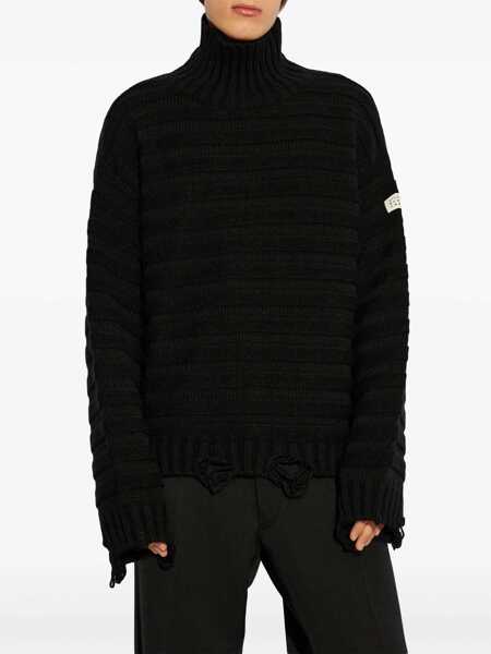 Pulovere MM6 Maison Margiela Turtleneck Sweater BLACK Barbati (BM 18370141) 3