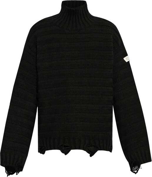 Pulovere MM6 Maison Margiela Turtleneck Sweater BLACK Barbati (BM 18370141) 1