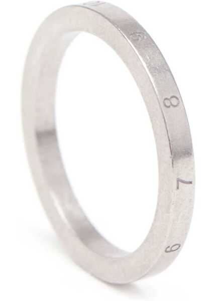 Inele Maison Margiela Anello Con Numeric Signature SILVER Femei (BM 18370144) 2