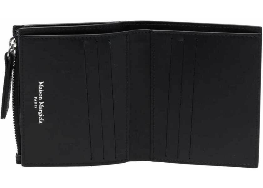 Portofele Maison Margiela Portafoglio Con Logo BLACK Barbati (BM 18370192) 3