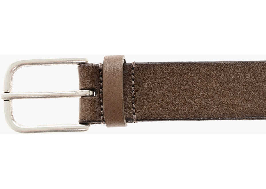 Curele ANDERSONS Studded Leather Belt 30Mm Brown Barbati (BM 18370315) 2