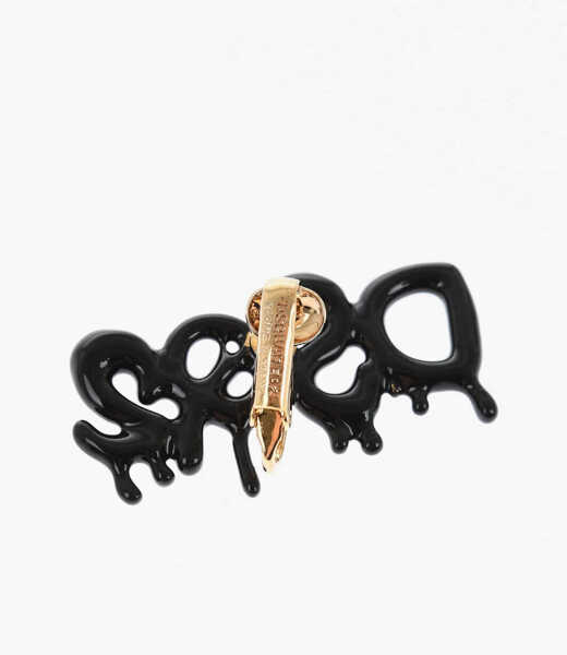 Cercei DSQUARED2 Single Clip-On Earring With Resin Detail Black Femei (BM 18370324) 2