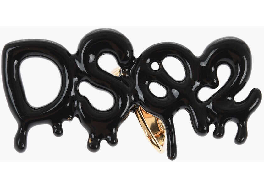 Cercei DSQUARED2 Single Clip-On Earring With Resin Detail Black Femei (BM 18370324) 1