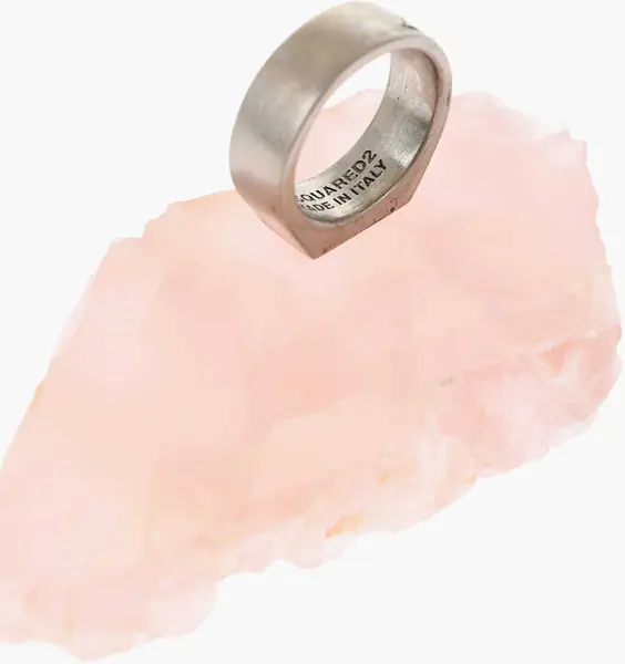 Inele DSQUARED2 Ring With Quartz Detail Pink Femei (BM 18370372) 3