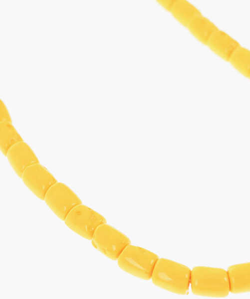 Coliere DSQUARED2 Solid Color Journey Charms Necklace With Resin Beads Yellow Barbati (BM 18370384) 2